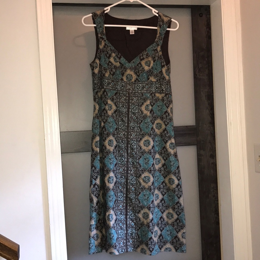 Ann Taylor Loft Batik Dress Size 8